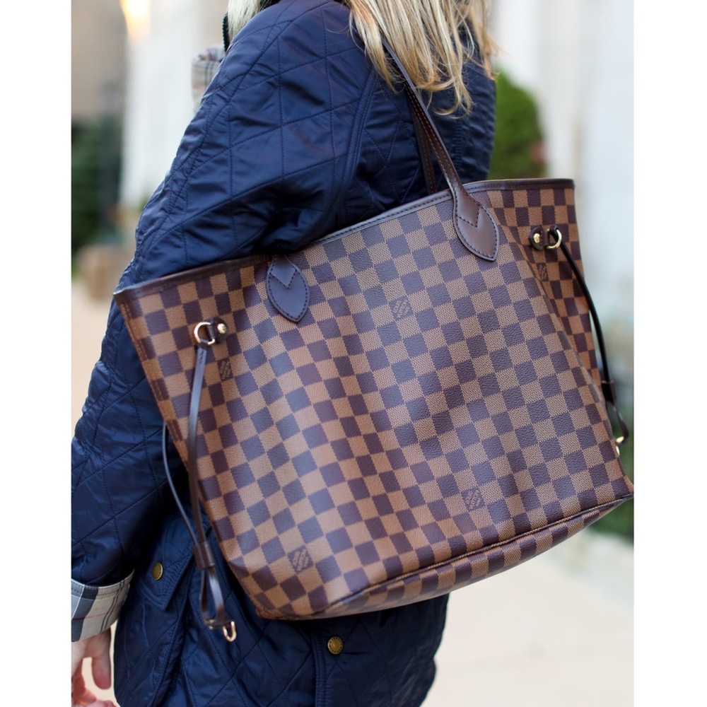 ❤️SOLD ♥️LV Damien Ebene Neverfull MM